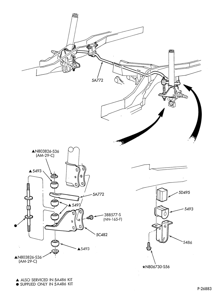 54 - FRAME-REAR SUSPENSION - stabilizer bar