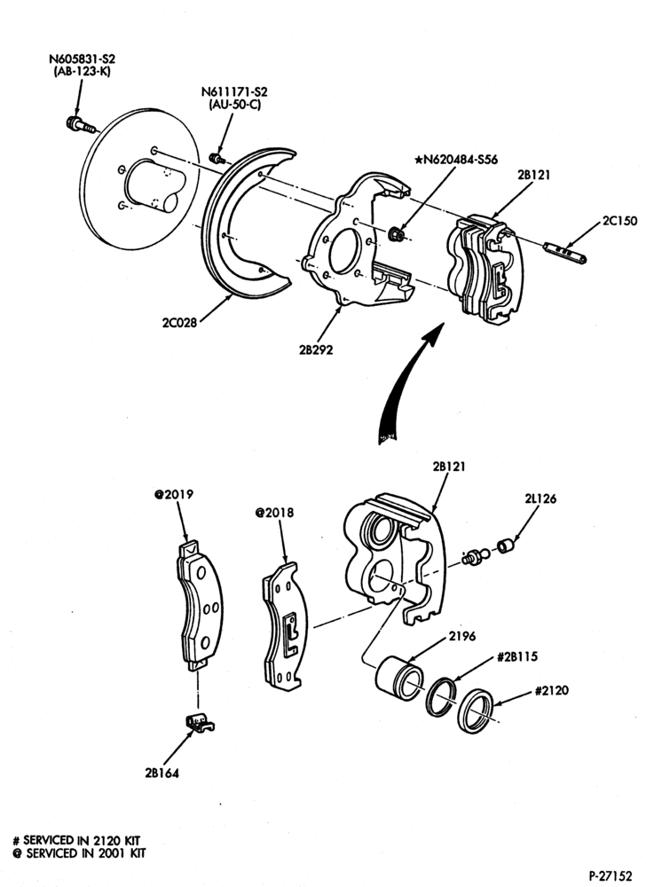 21 - BRAKES-Brake assembly - disc rear-F53/59(Stripped Chassis)