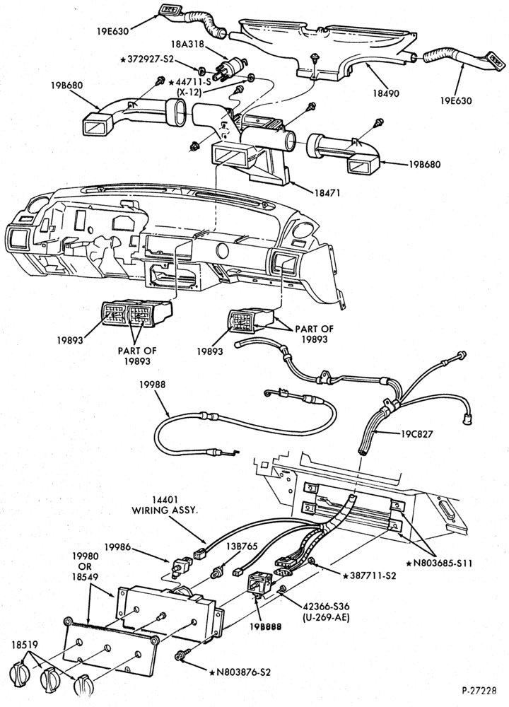 195.1 - AIR CONDITIONER-Heater and controls