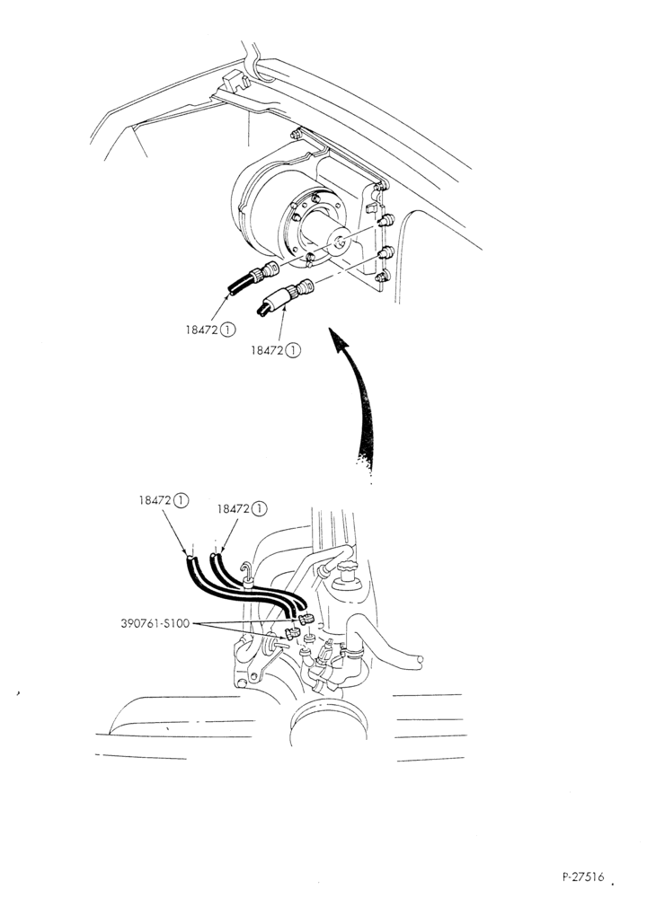 HEATER HOSES & TUBES-6 cyl. - 4.9L - w/o aux. heat-E