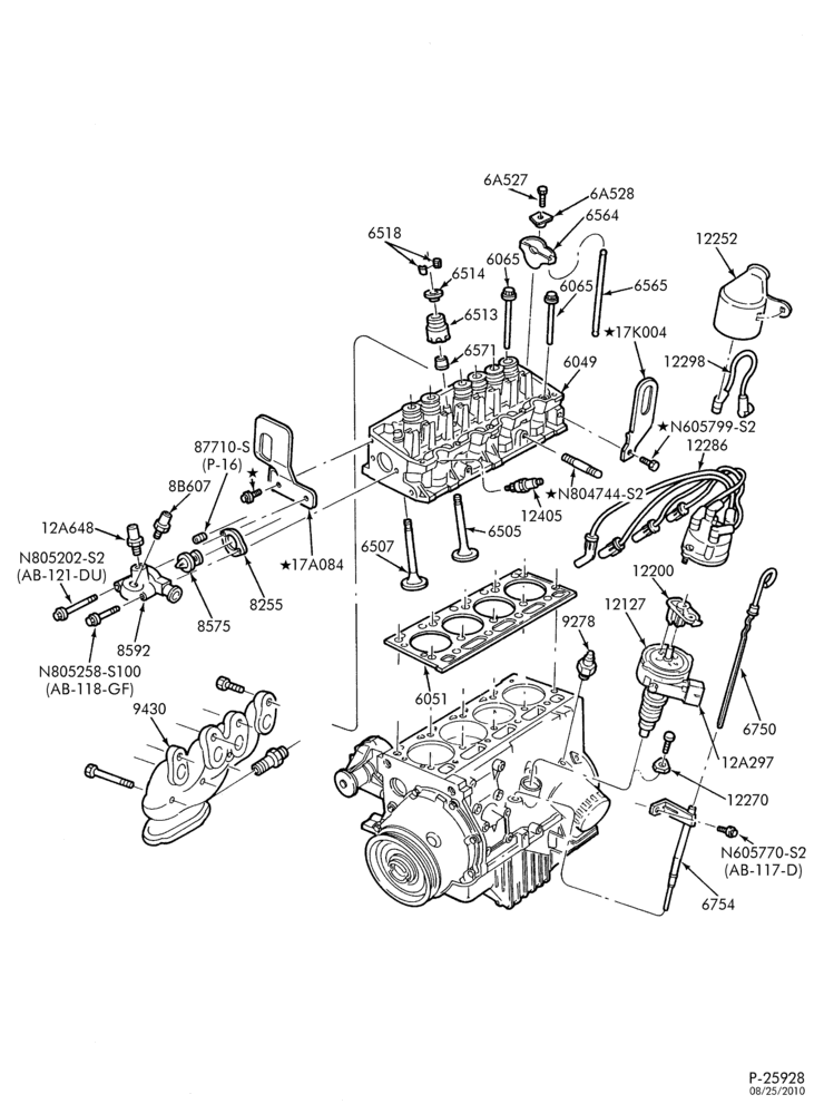 ENGINE-Cylinder block - external
