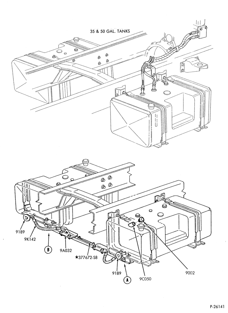 90 - 6 CYL. 6.6L & 7.8L DIESEL-6 CYL. 6.6L & 7.8L DIESEL- low profile - 30 & 50 gal. dual tanks - Page A - low profile