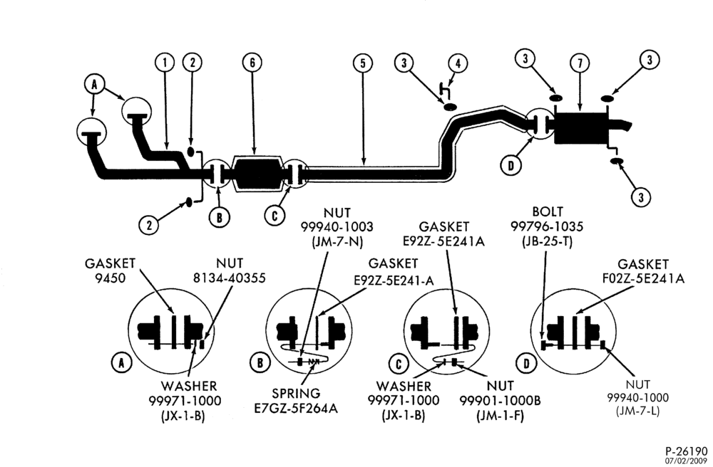 52.93 - FRONT SPRING AND STABILIZERS-(ST) 6 CYL. 2.5L - 50 STATES & CANADA