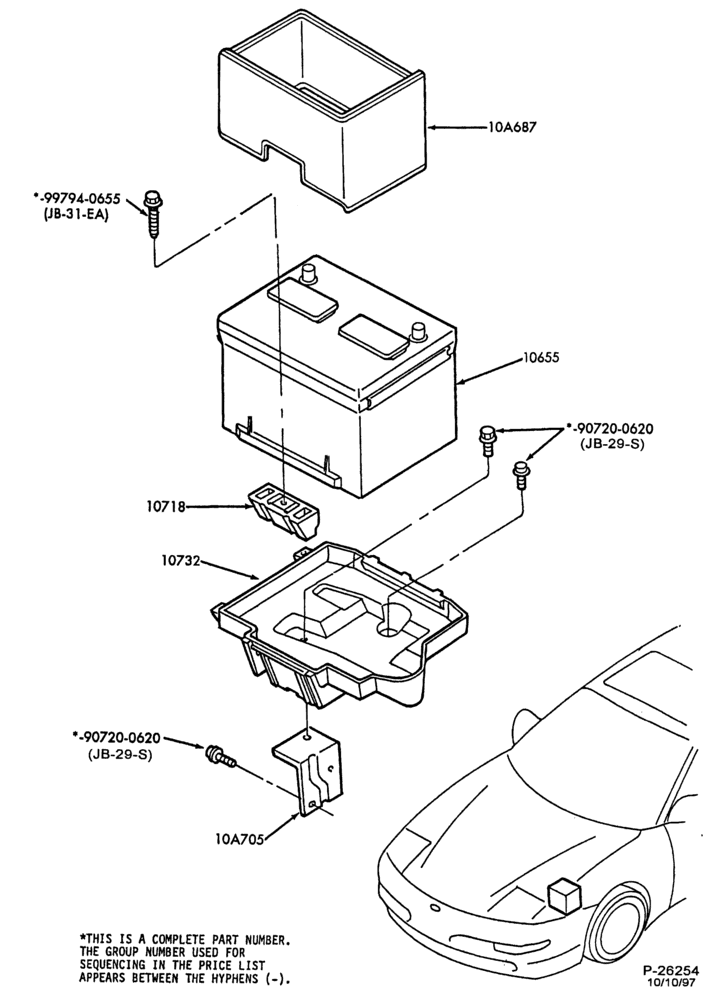 ALTERNATOR, INSTRUMENT CLUSTER, BATTERY-Battery and related parts