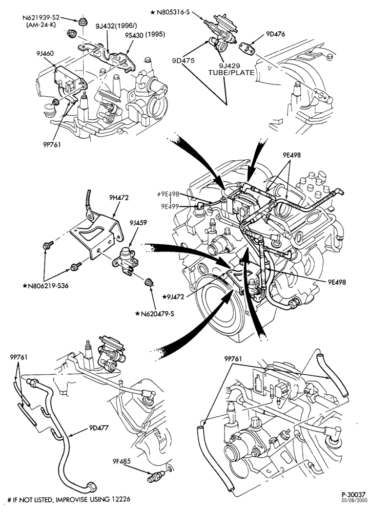 94 - 6 CYL. 3.8L-Emission system - exhaust gas recirculation (E.G.R.)