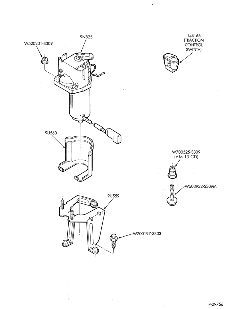 97 - 6 CYL. 2.5L-Actuator asy.-throttle intervention
