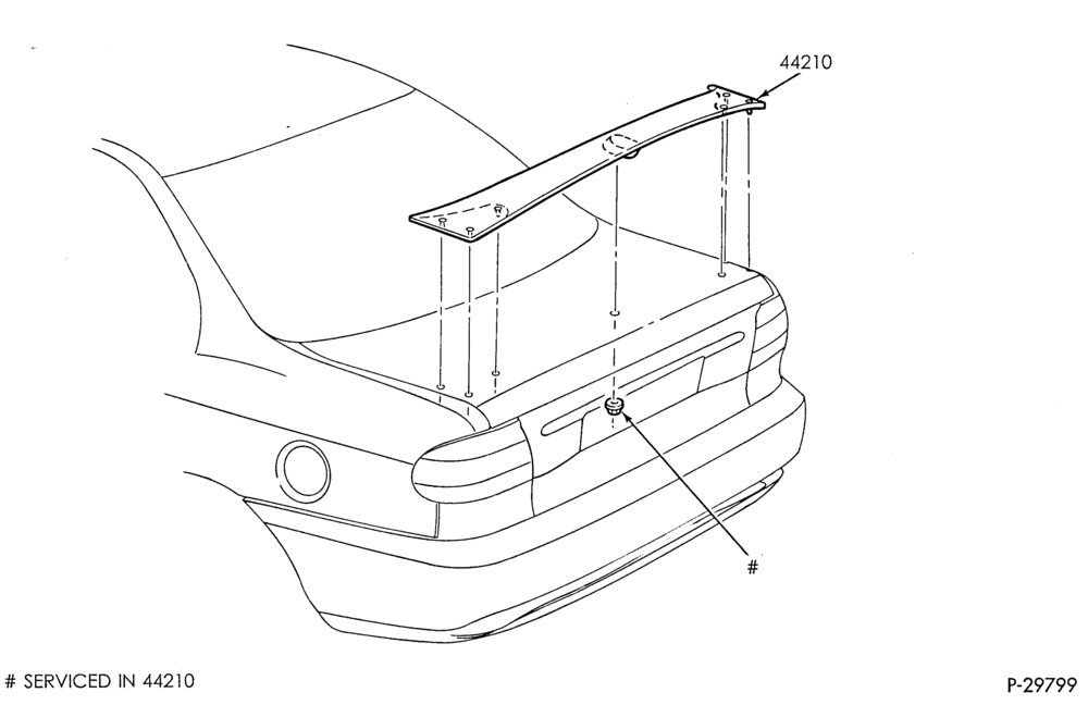 430 - ROOF-Spoiler - without stoplamp