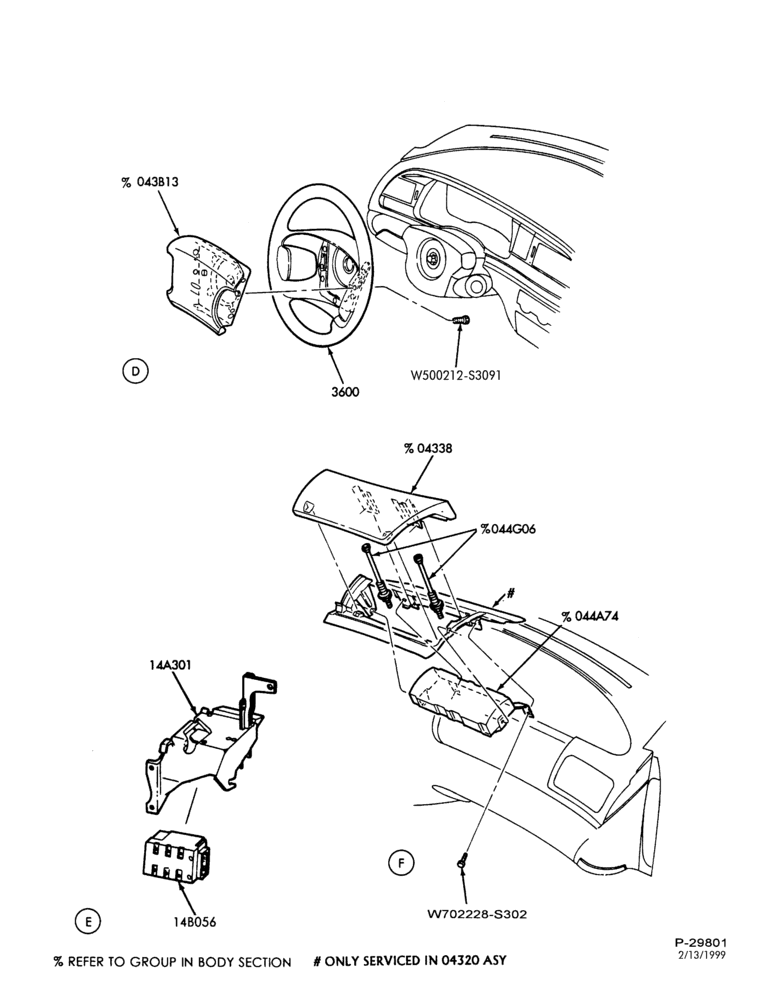140.4 - ELECTRICAL SYSTEMS-Air bag module, sensors & wiring - Page B