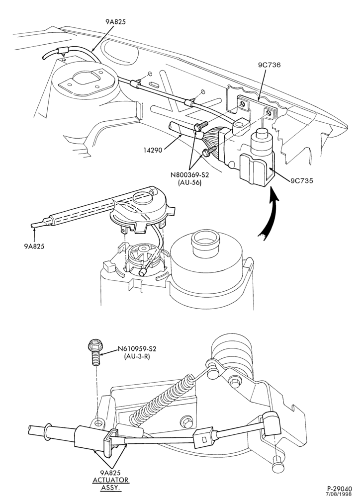 97.1 - 6 CYL. 3.0L-Speed control - factory & dealer installed
