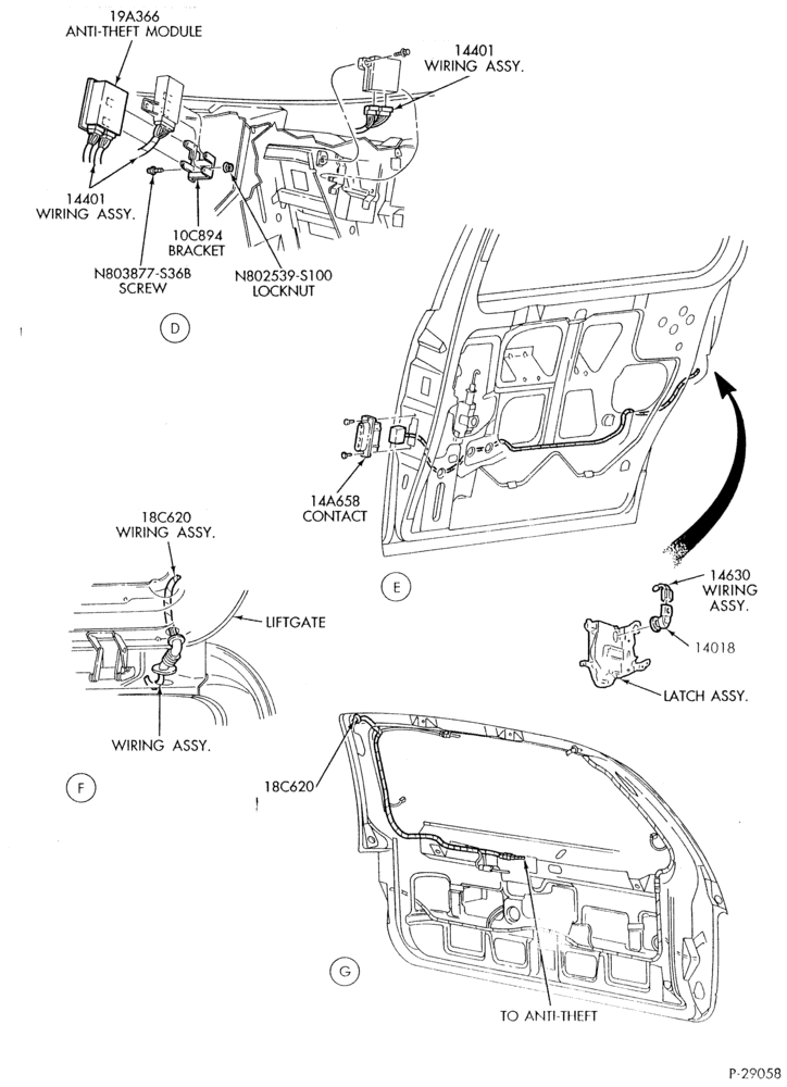AIR CONDITIONING-Anti-theft, remote convenience controls, wiring & related parts - Page B-TW