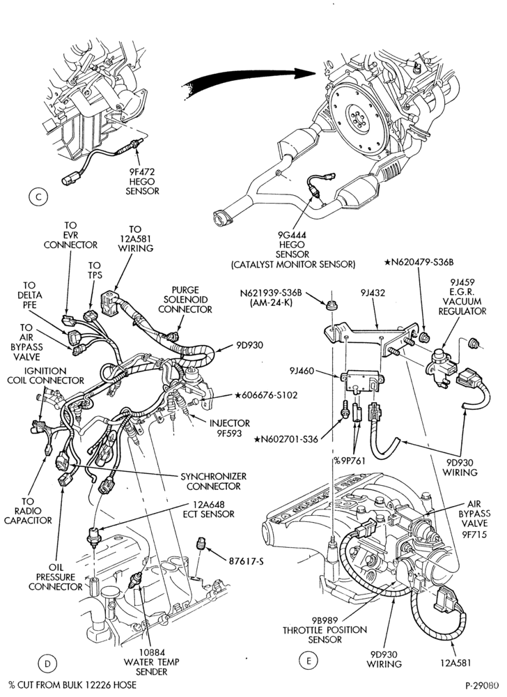 94.8 - 6 CYL. 3.8L-Powertrain control module (P.C.M.) - Page B