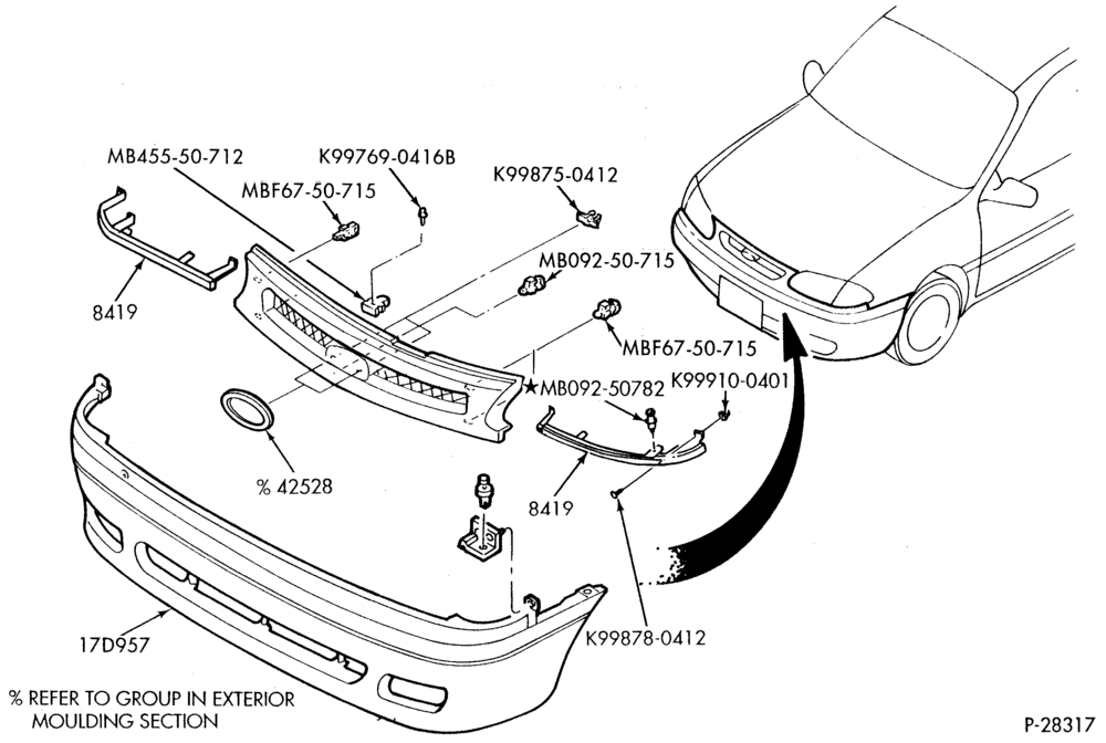 Схема установки K9976-90416-B
