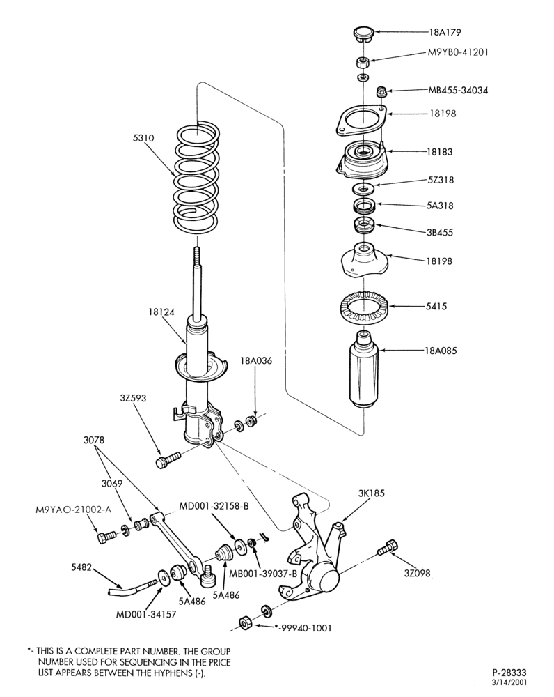 30 - FRONT SUSPENSION-Spring and shock installation