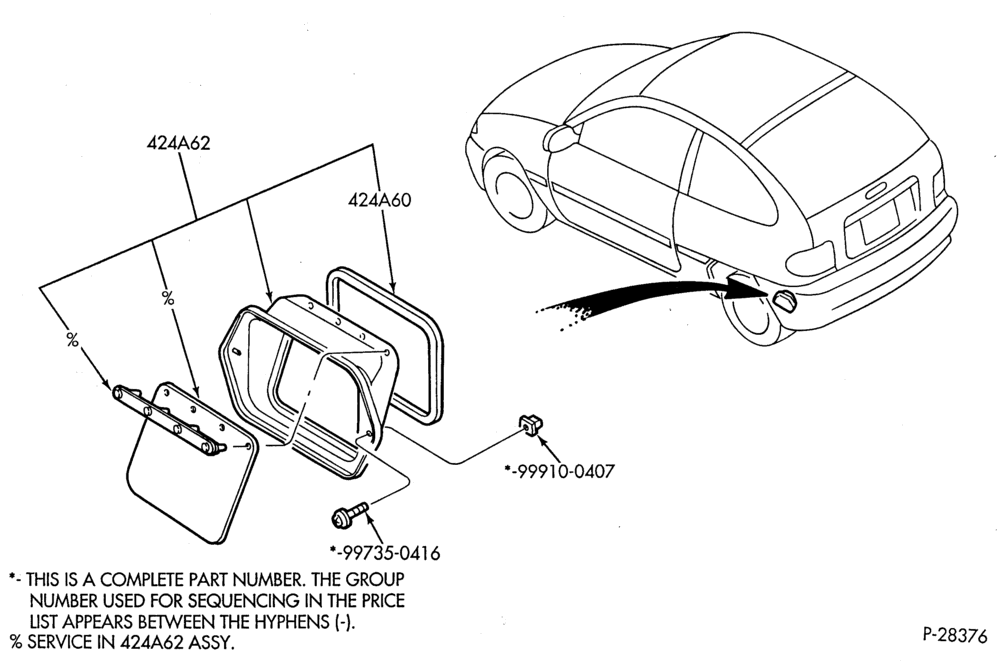 400 - ROOF-Rear air extractor & grilles