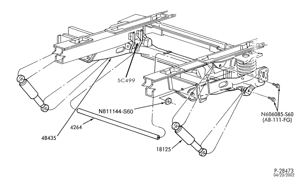 40 - DRIVESHAFT-REAR AXLE (NON DRIVEN)-TW
