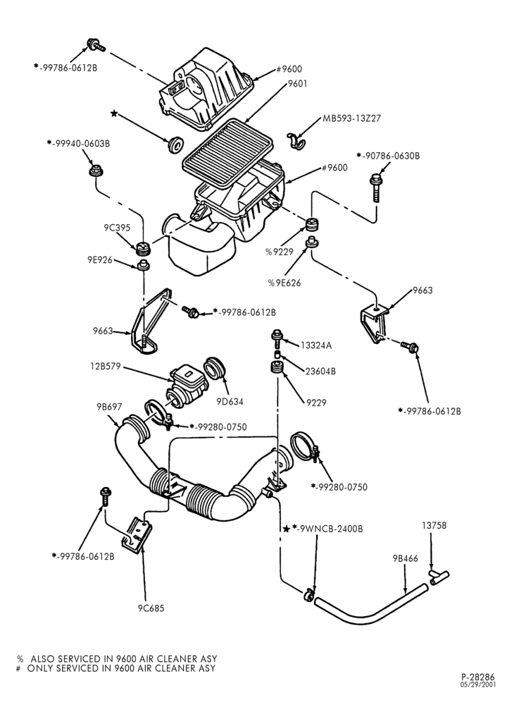 96 - CHOKE, ACCELERATOR AND SPEED CONTROL-Air cleaner