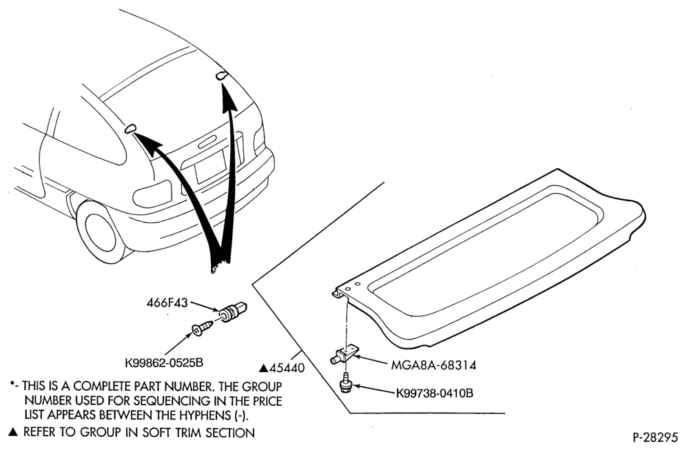 BT - SOFT, INTERIOR TRIM-Luggage compartment cover