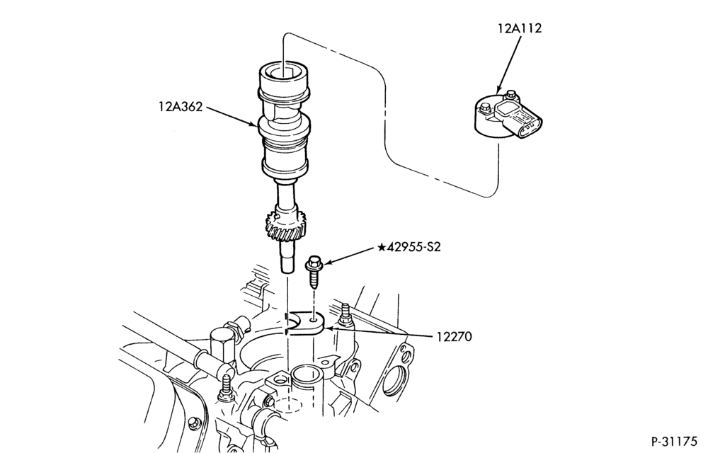 STARTER, IGNITION AND HEADLAMP SWITCHES-Synchronizer, sensor & locator assembly