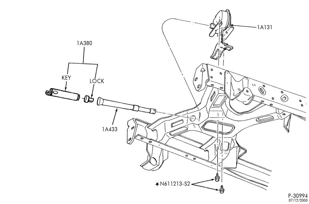 SPARE WHEEL CARRIER-Spare wheel carriers - frame mounted - winch system-F150