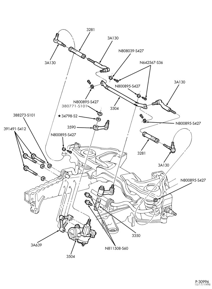 30 - STEERING-Power steering system - Steering linkage-TE