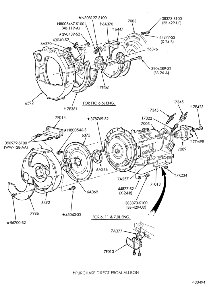 T75 - AT 542 & AT 545-TRANSMISSION and CONVERTER - AT 545 and AT 542-F-FT600/900