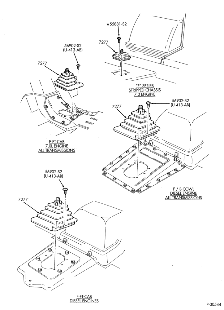 72.3 - EXTERNAL PARTS-Gearshift mechanism cover & related parts-F800