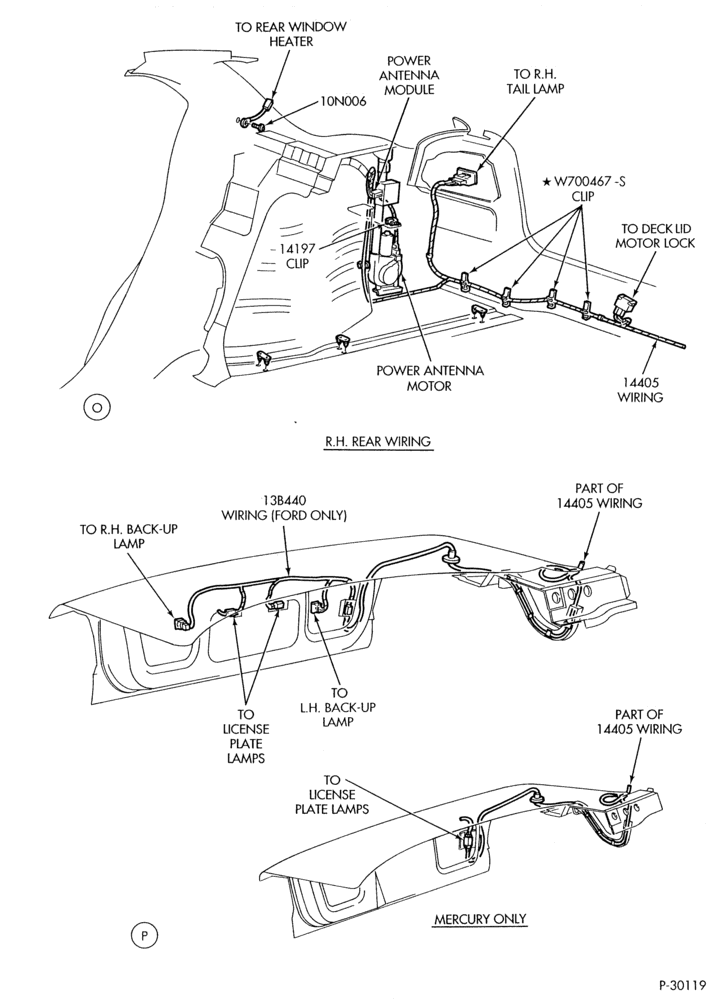 140 - ELECTRICAL SYSTEMS-Wiring system - passenger compartment - Page G