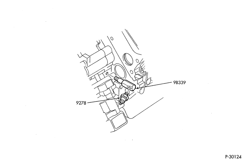 93.1 - 6 CYL. 3.8L-Oil pressure sender & related parts