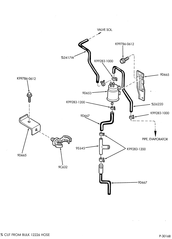 96.1 - CHOKE, ACCELERATOR AND SPEED CONTROL-Fuel vapor canister & related parts