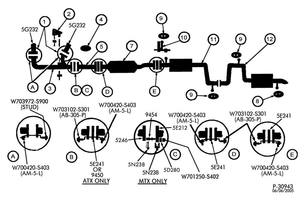 52.95 - FRAME-(NB,NN) 6 CYL. 2.5L