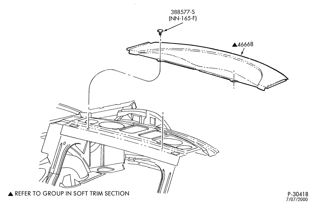 Схема установки F5ZZ-6346668-AAT