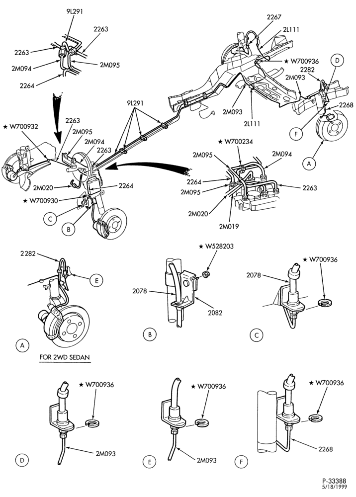 Схема установки F8RZ-2L111-AA