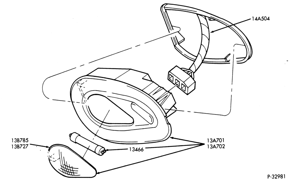 137 - LAMPS-Rear reading lamp-TE
