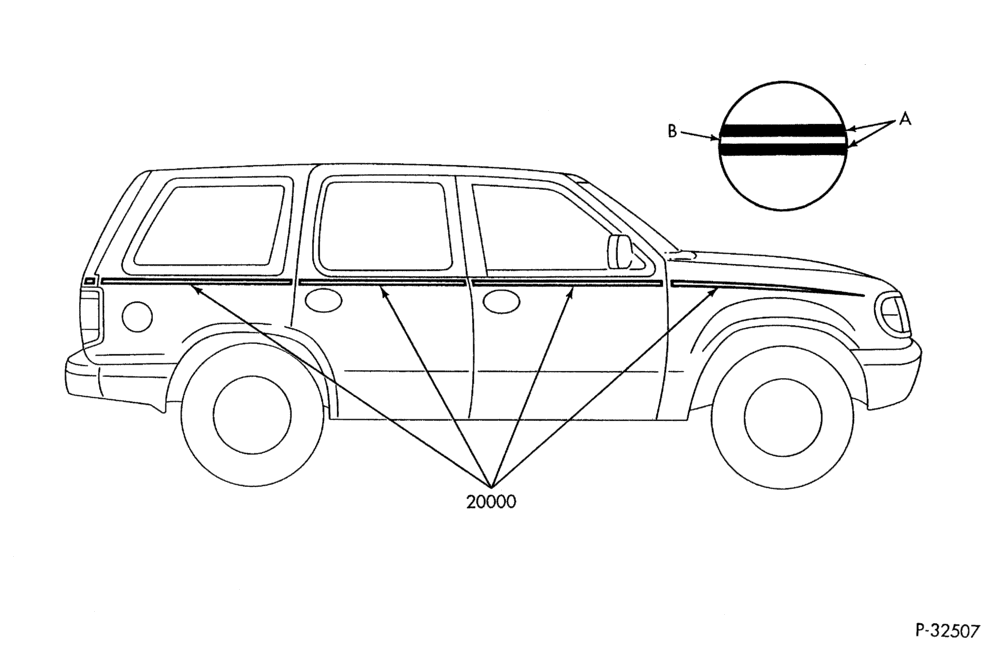 Схема установки F75Z-7820000-AAA