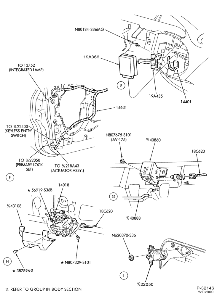 ALTERNATOR, INSTRUMENT CLUSTER, BATTERY-Anti-theft alarm, wiring & related parts - B/T 74 - Page B