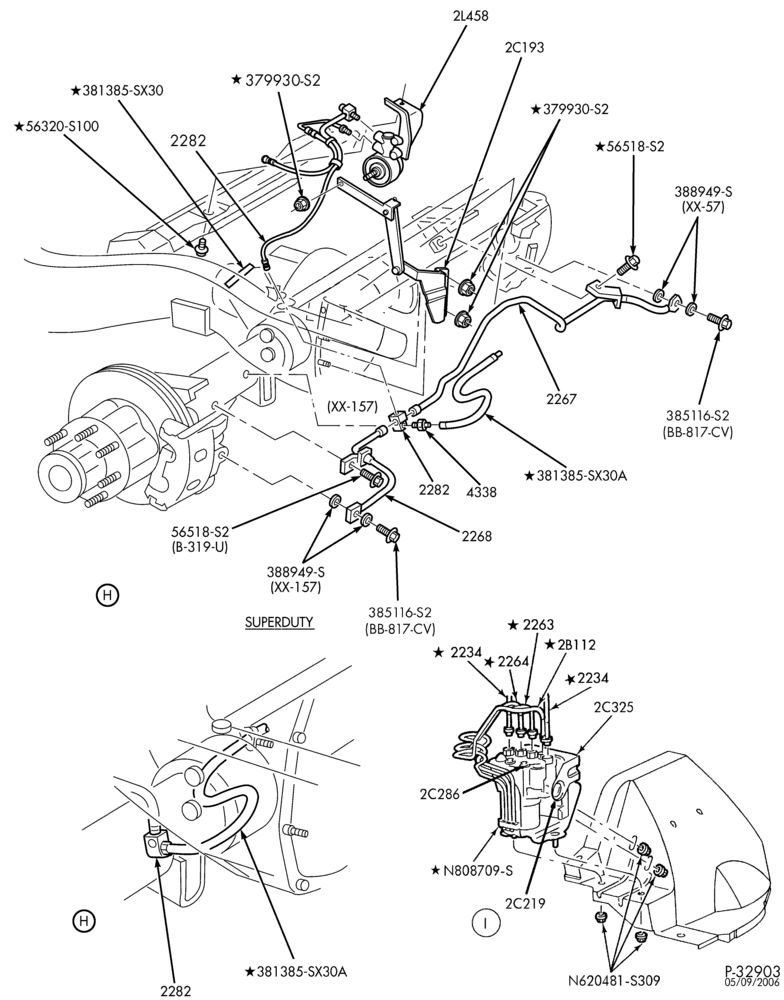 BRAKES-Brake system & related parts - Page C-E550