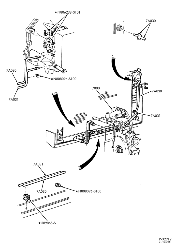 AUTOMATIC TRANSMISSION-INTERNAL PARTS - Oil cooling system - 6 cyl. 3.0L-TW