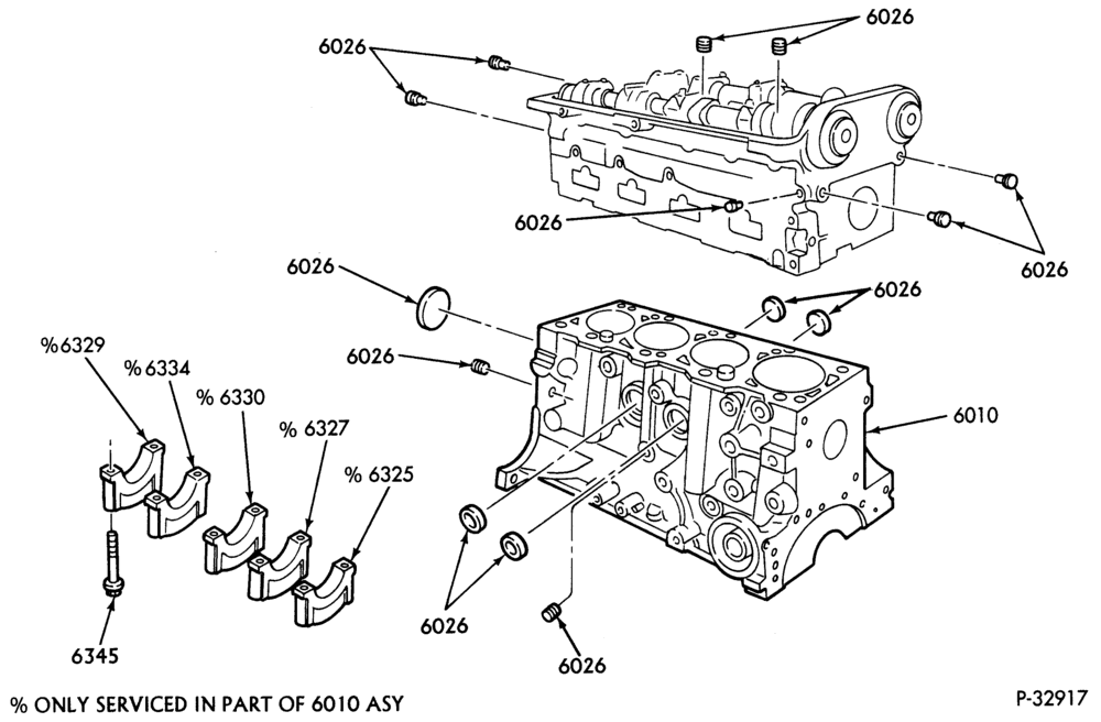 ENGINE-Cylinder block, plugs & related parts