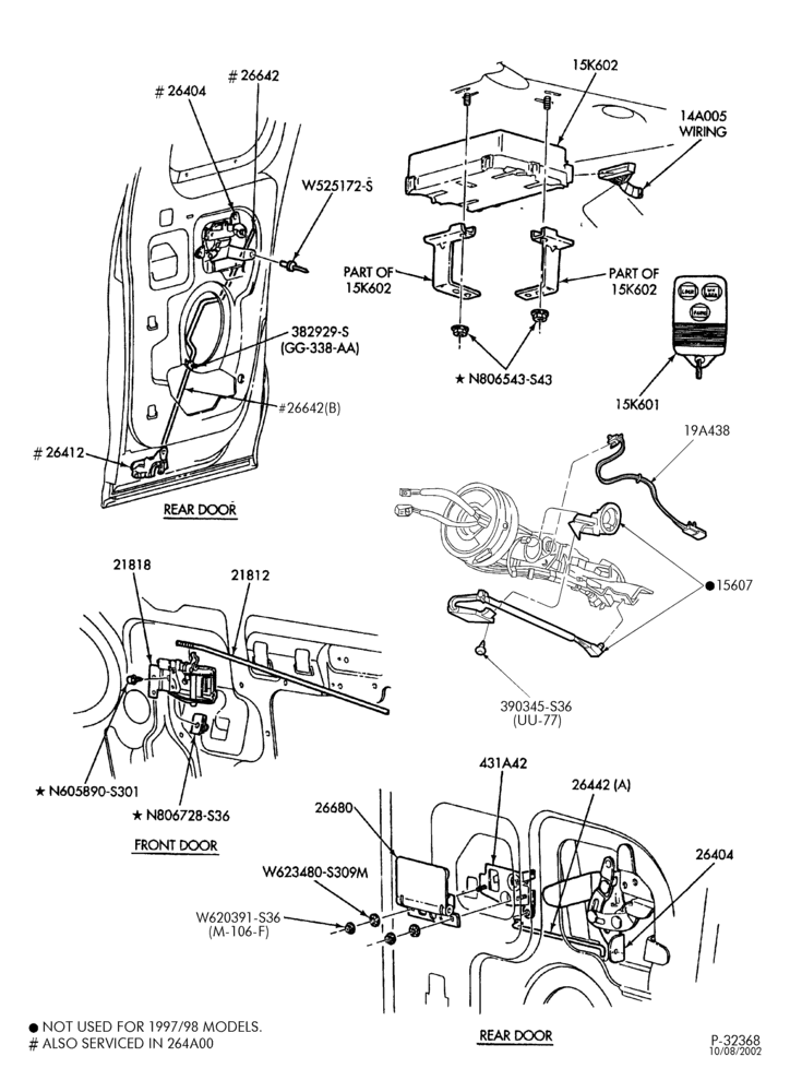 ANTI-THEFT-Anti-theft, remote convience controls, wiring & related parts-F150/250-Under 8500# GVW