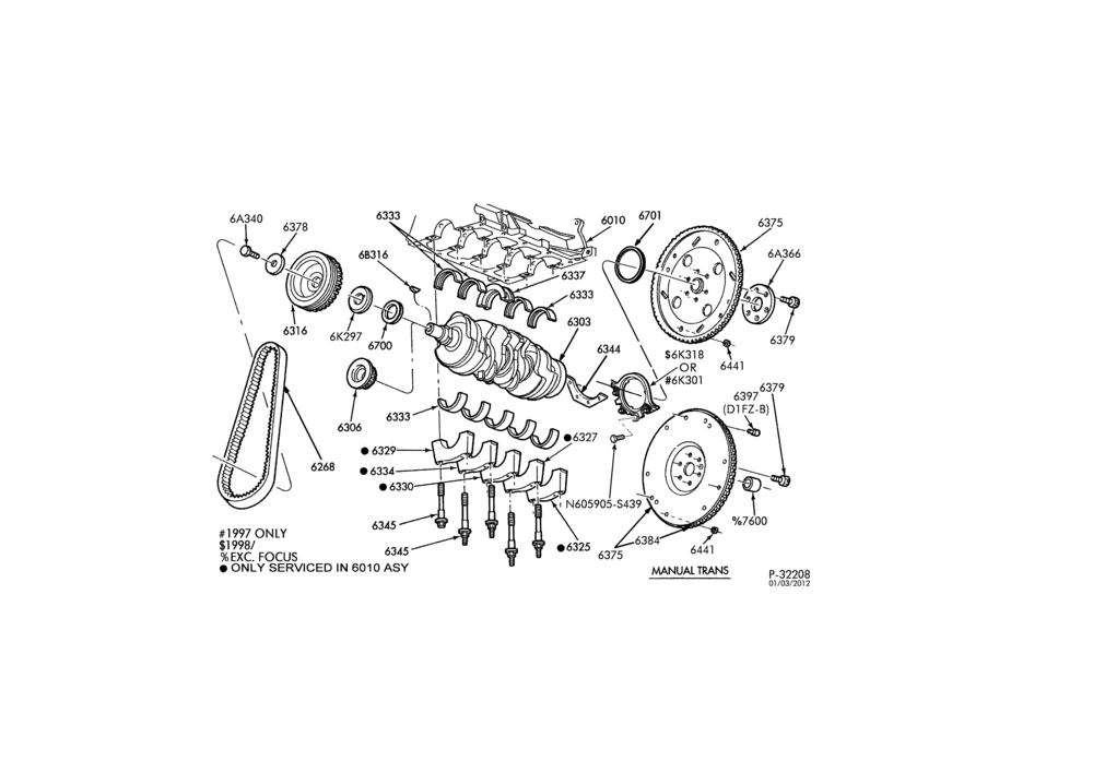ENGINE-Crankshaft & related parts