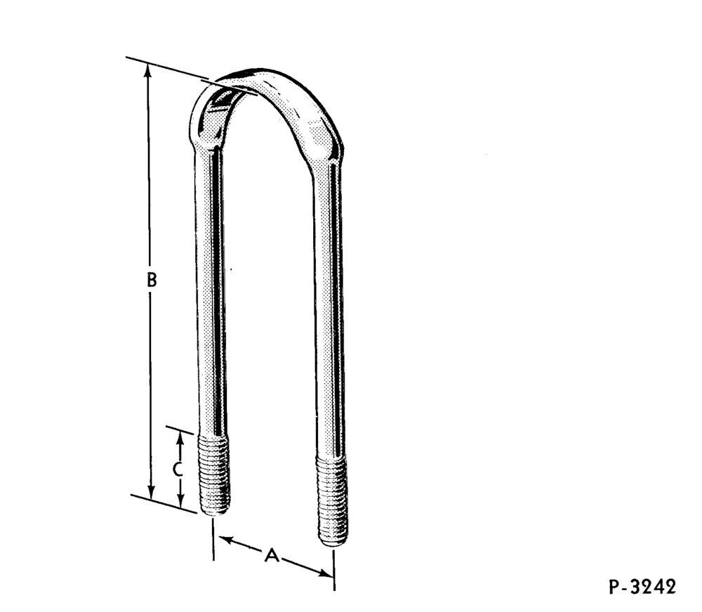 53 - U-BOLT (REAR SPRING)