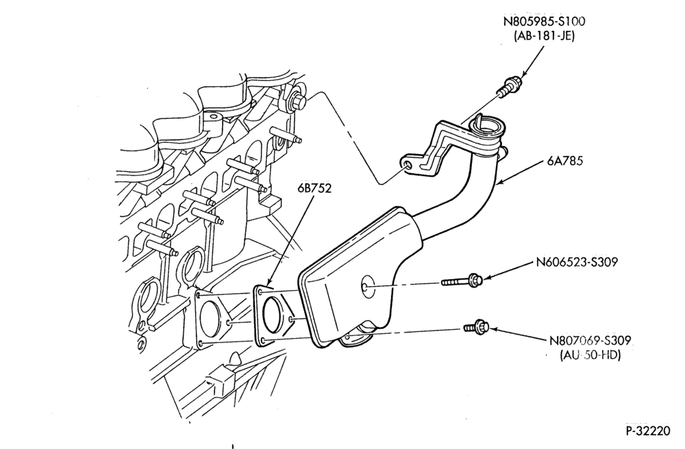 ENGINE-Crankcase vent oil separator assembly installation