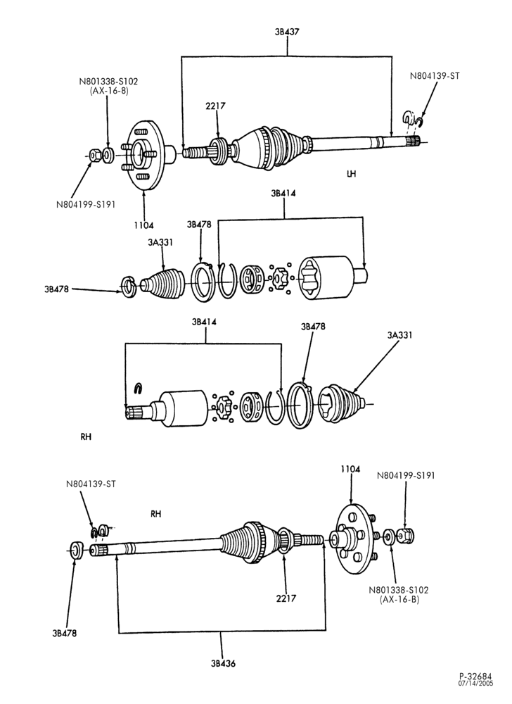 30 - FRONT SUSPENSION-Halfshaft-TW