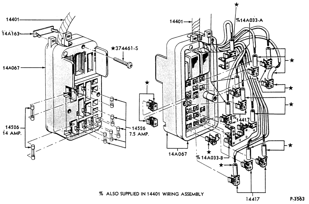 ELECTRICAL SYSTEMS-Fuse-junction panel-F-FT600/900
