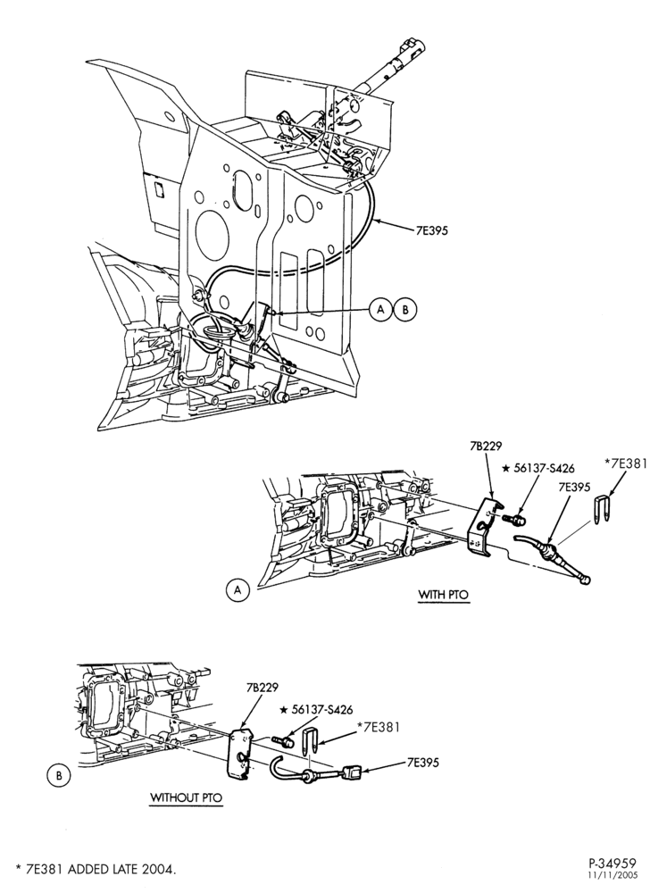 AUTOMATIC TRANSMISSION-EXTERNAL PARTS - Gearshift controls-L1