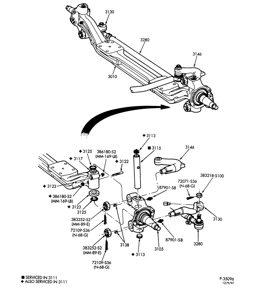 30 - FRONT AXLE & LINKAGE-9M-F650/750