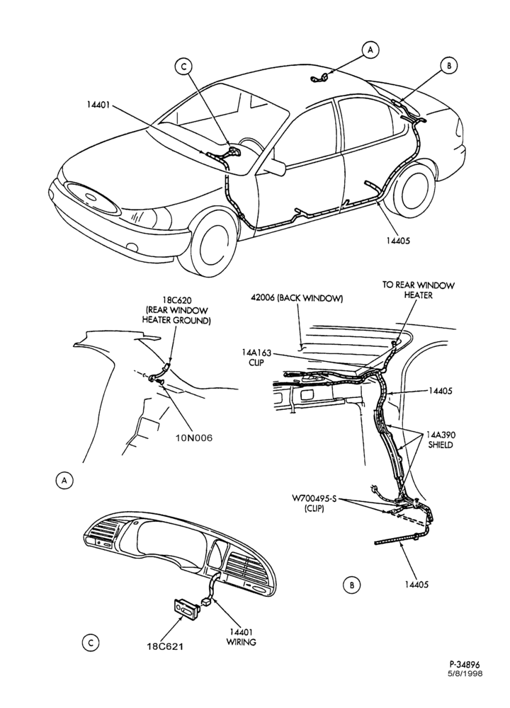 185 - HEATERS-Heated back window