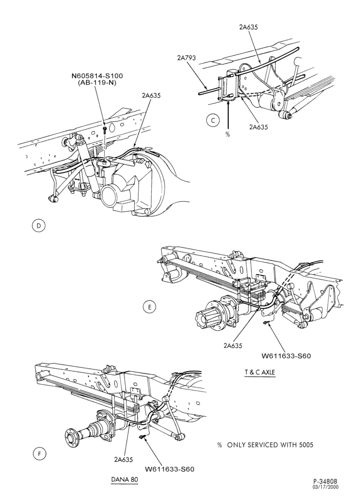 26 - BRAKES-Parking Brake lines & related parts - Page C-L1