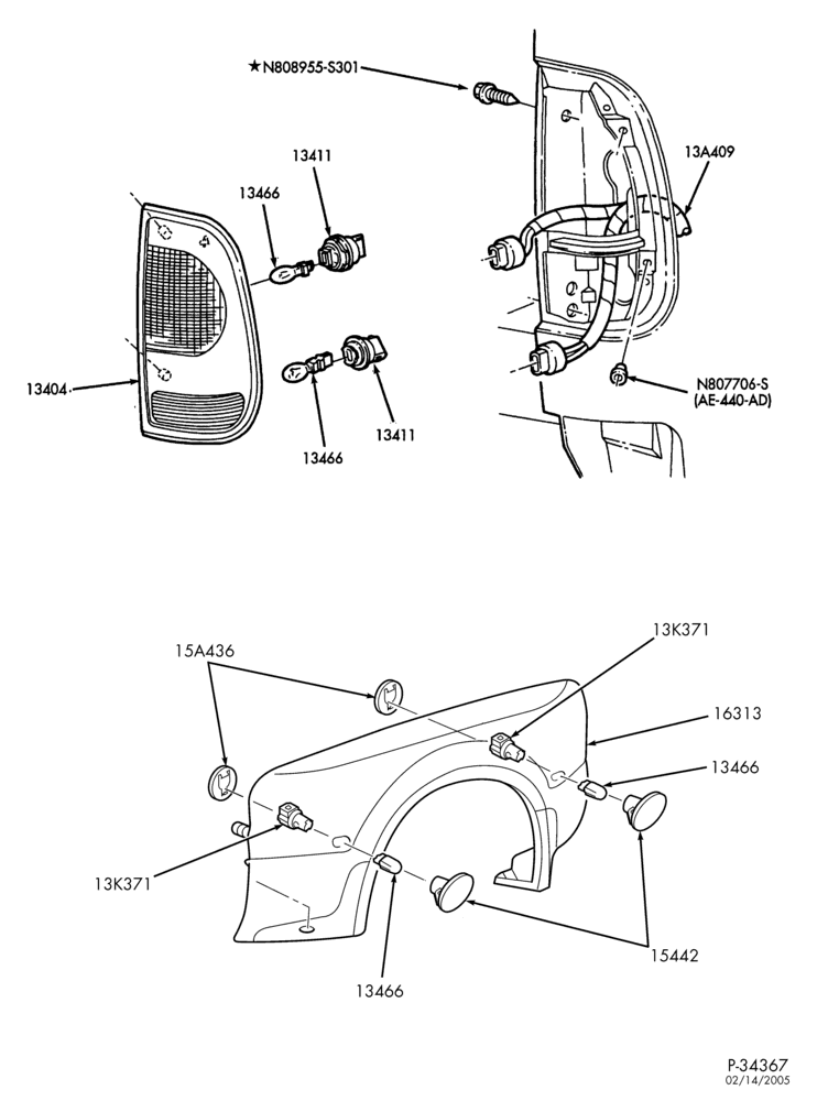 LAMPS-Rear lamps & related parts-F250SD/550SD