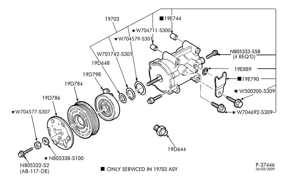 197 - AIR CONDITIONER-Air conditioner compressor